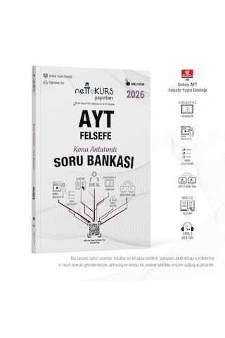 Nettekurs Yayınları Yks Ayt Felsefe Konu Anlatımlı Akıllı Soru Bankası