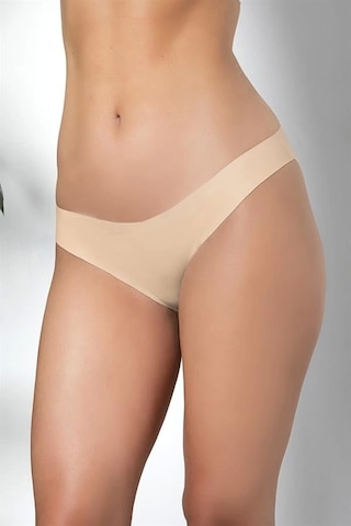Fevien 3'lü Dikişsiz, İz Yapmaz, Lazer Kesim, Slip Külot Cappucino Brf21261 Cappucino