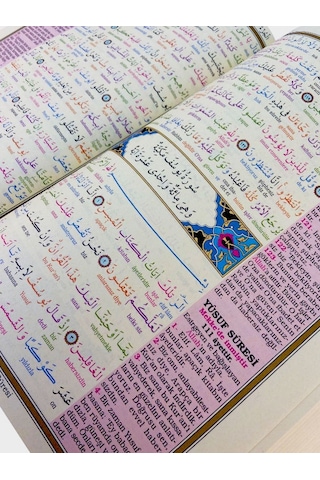 Bilgisayar Hatlı Renkli Kelime Meali Orta Boy Kuran-ı Kerim Yeşil