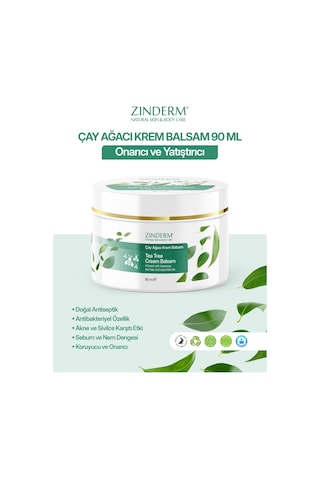 Zinderm Çay Ağacı Yağı Kremi Balsamı 90 ML
