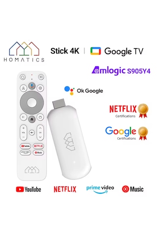 Homatics Homatıcs 4k Tv Stick + Multibox Mb Promax Google Lisanlı
