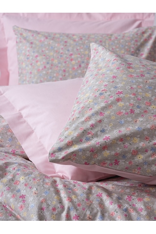 Cotton Box Petite Çift Kişilik Lastikli Çarşaflı Nevresim Takımı Sihu Pembe