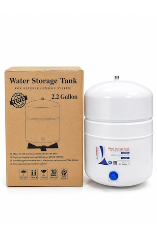 Su Arıtma Tankı 8 Litre 2.2 Galon Nsf Onaylı Çelik Tank 1