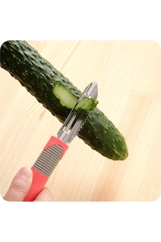 Dancemonkey 3 Adet Farklı Tasarım Sebze Ve Meyve Soyucu Çok Renkli