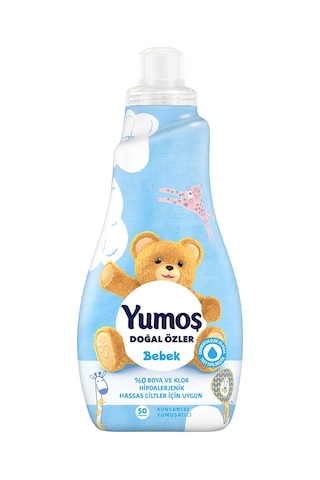 Yumoş Çamaşır Yumuşatıcısı Doğal Özler Bebek 50 Yıkama 1200 Ml
