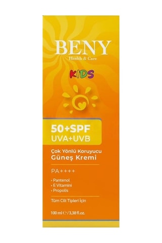 Beny Güneş Kremi Çocuk Spf50+ 100 Ml