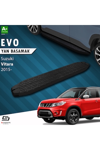 S-dizayn Suzuki Vitara 4 Evo Siyah Yan Basamak 163 Cm 2015 Üzeri