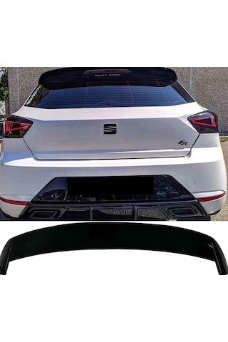 Seat İbiza Spoiler Boyalı Pianoblack 2017-2020 Arası