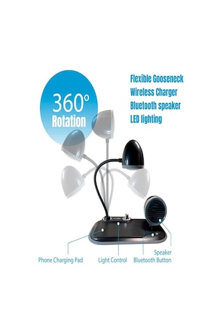 3in1 Masa Lambası / 15w Cep Telefonu Kablosuz Hızlı Şarj Standı / Diğer