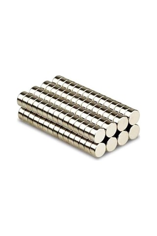 Dünya Magnet 25 Adet 8mm X 3mm Yuvarlak Güçlü Neodyum Mıknatıs Magnet