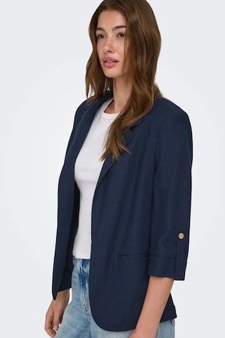 Only Kadın Onlgoa Keten Karışımlı Kapamasız Ceket 15363727 Lacivert
