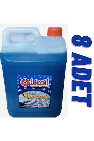 Licoil Antifrizli &Parfümlü&Şampu.Oto Cam Suyu -12C 5Lt 8 Adet