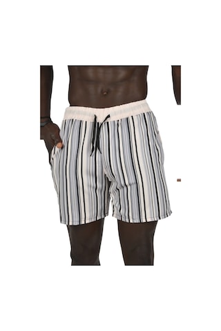 Deepsea Erkek Pudra File Astarlı Deniz Şortu 2403011 Pudra