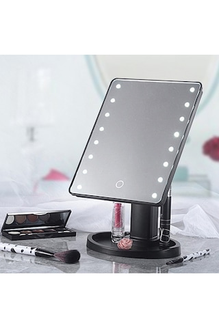 16 Led Işıklı Makyaj Aynası Beyaz