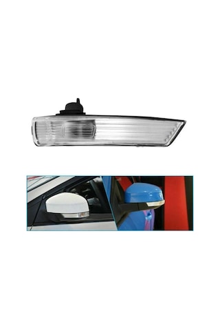 Ford Focus Uyumlu Ayna Sinyali Beyaz Zemin Sağ-sol 2 Adet 2008-2018