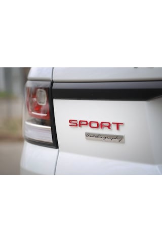 Range Rover Sport Arka Yazı Sport Kırmızı Renk Model