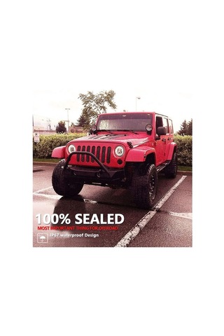 Ebitda Hallow 7 Araba Motosiklet Led Far Drl Dönüş Sinyali - Düşük Beyaz Ve Kehribar 1 Adet Beyaz Ve Kehribar