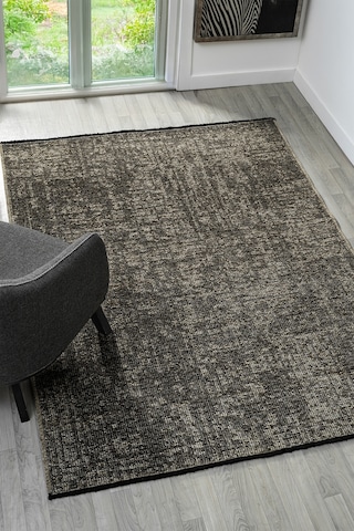 Antik Vizon Halı Yıkanabilir Kaymaz Taban Şönil Kilim Dokuma Pamuk Taban Kilim 10112a Vizon