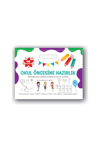 Okul Öncesine Hazırlık Kavramlarla Öğreniyorum Etkinlik Kitabım