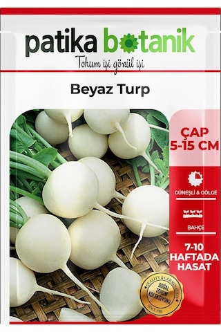 500 Adet Beyaz Turp Tohumu