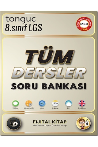 Tonguç Akademi 8. Sınıf Tüm Dersler Soru Bankası Tonguç Akademi 8. Sınıf Tüm Dersler Soru Bankası