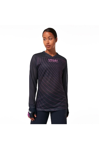 Oakley Wmns Factory Pılot Rc Ls Jerse 27214 Çok Renkli