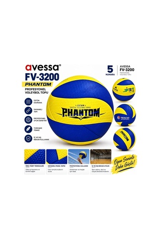 Özel Üretim Fv-3200 Phantom Profesyonel Voleybol Topu Takım Oyunu Salon Sporu Hobi Çok Renkli