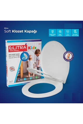 Elitra Kids Klozet Kapağı Çocuk Adaptörlü