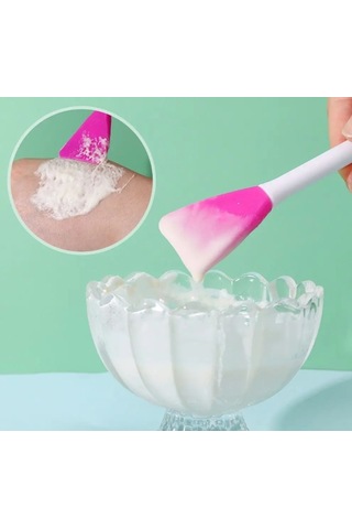River World Maske Uygulamak İçin Fırça Ve Yüz Temizleme Silikon Fırça