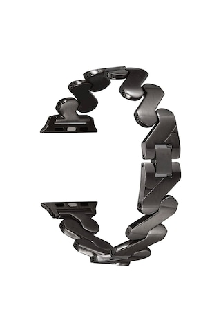 Apple Uyumlu Watch 10 Serisi 46mm Kordon Krd-80 Metal Bilezik Strap Kayış