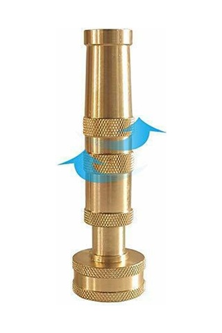 Tongxida 2 Adet Kaliteli Bakır Bahçe Hortumu Uçunağı, 3/4 Ayarı, Akışı Dönerek Regüle Edin, 10 Adet Kauçuk Washer İle Pratik