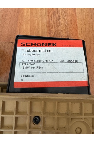 Bmw F20 Schonek Paspas Takımı Bej