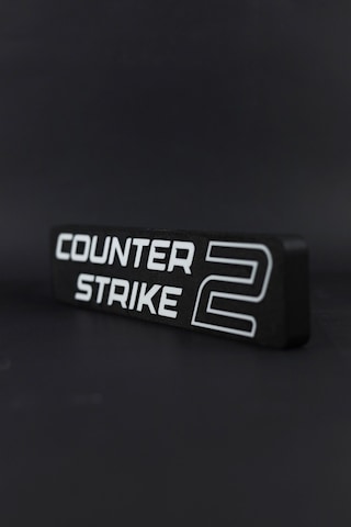 Counter Strike 2 / Cs 2 - 3 Boyutlu Tabela - 25cm X 5.5cm X 1.5cm