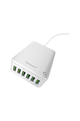 Tsmart 6 Usb Çıkışlı 7A Ev Şarj Cihazı