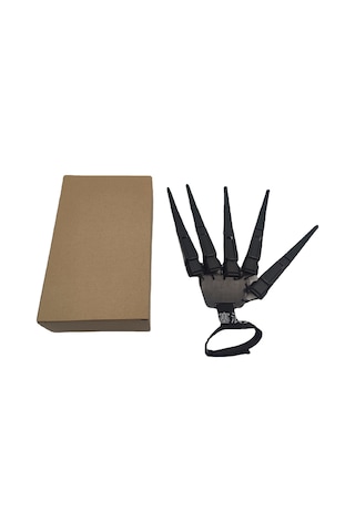 Cadılar Bayramı Eklemli Parmaklar Cadılar Bayramı Parmak Eklem Açık Hava Parti Aksesuarları Siyah Sol El