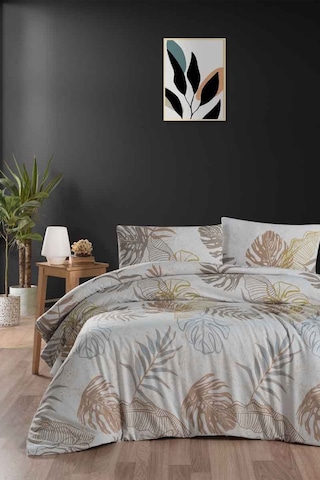 Menderes Home Cotton Collection Flanel R Çift Kişilik Nevresim Takımı Autumn Bej Menderes Home Cotton Collection Flanel R Çift Kişilik Nevresim Takımı Autumn Bej
