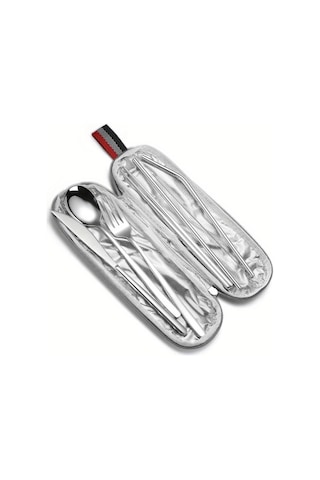 Katlanır Sofra 304 Paslanmaz Çelik Kore Bıçak Çatal Kaşık Çubuklarını Saman Taşınabilir Sofra Seti Seyahat Çubuklarını GÜmüş