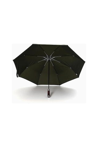 Parachase Premium Ahşap Kavrama Büyük Boy Otomatik 3 Kademeli Şemsiye 3262 Siyah