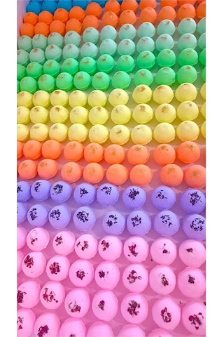 Star Bomb Karışık Manikür ve Pedikür Topu Nem Bombası 100 x 40 G