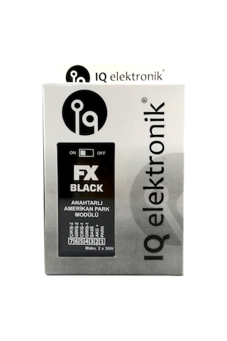 Iq Ayarsız Anahtarlı Amerikan Park Modulü Fx Black