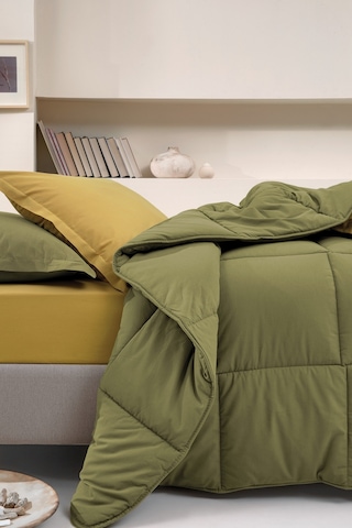 Yataş Bedding Mix&Match Penny Tek Kişilik Yorgan - Yeşil