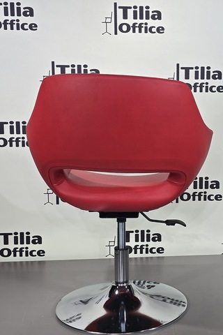 Monaco Çalışma Kuaför Kesim Koltuğu Tepsi Ayak Kırmızı