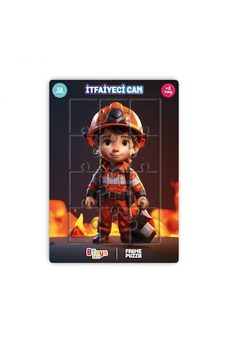 Btoys 5 Adet Lisanslı 12 Parça Can Serisi Puzzle Karışık