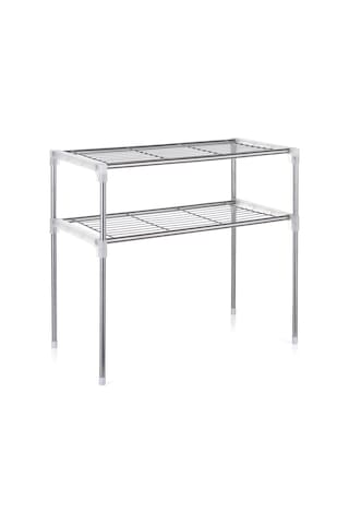 Wezone İki Katlı Demir Ve Plastik Mutfak/banyo Dolapı - Sağlıklı Saklama Rafı Z002 Diğer