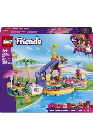 LEGO® Friends Su Parkında Eğlence 42676 - 6 Yaş ve Üzeri Çocuklar için 2 Mini Bebek İçeren Oyuncak Yapım Seti (278 Parça)