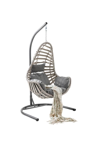 Gardenya Bahçe Capri Swing Milas Rattan Bahçe Ve Balkon Salıncağı Beyaz