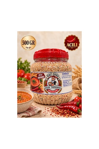 Uşak Hacı Baba Köy Tarhanası El Yapımı Acı 500 G Uşak Hacı Baba Köy Tarhanası El Yapımı Acı 500 G