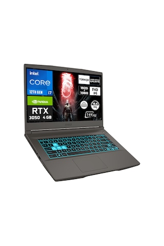 MSI THIN 15 B12UC-1479XTR006 i7-12650H 32 GB 512 GB SSD 4 GB RTX3050 15.6" W11P Dizüstü Bilgisayar