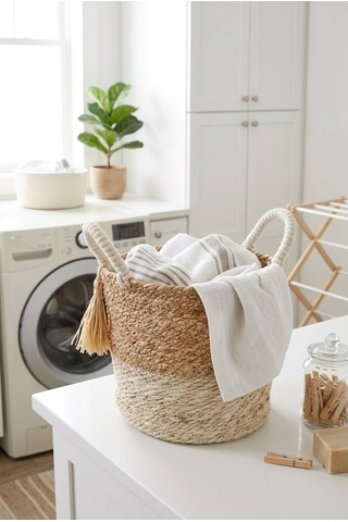 Organize Sepet Ort Kahverengi - Krem