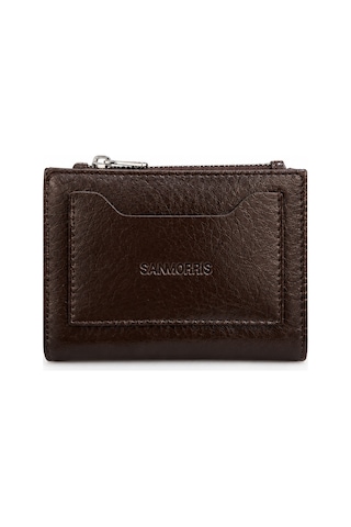 Sanmorris Unisex Fermuarlı Kartlık Çok Gözlü Kompakt Cüzdan S-2006 Kahve Sanmorris Unisex Fermuarlı Kartlık Çok Gözlü Kompakt Cüzdan S-2006 Kahve